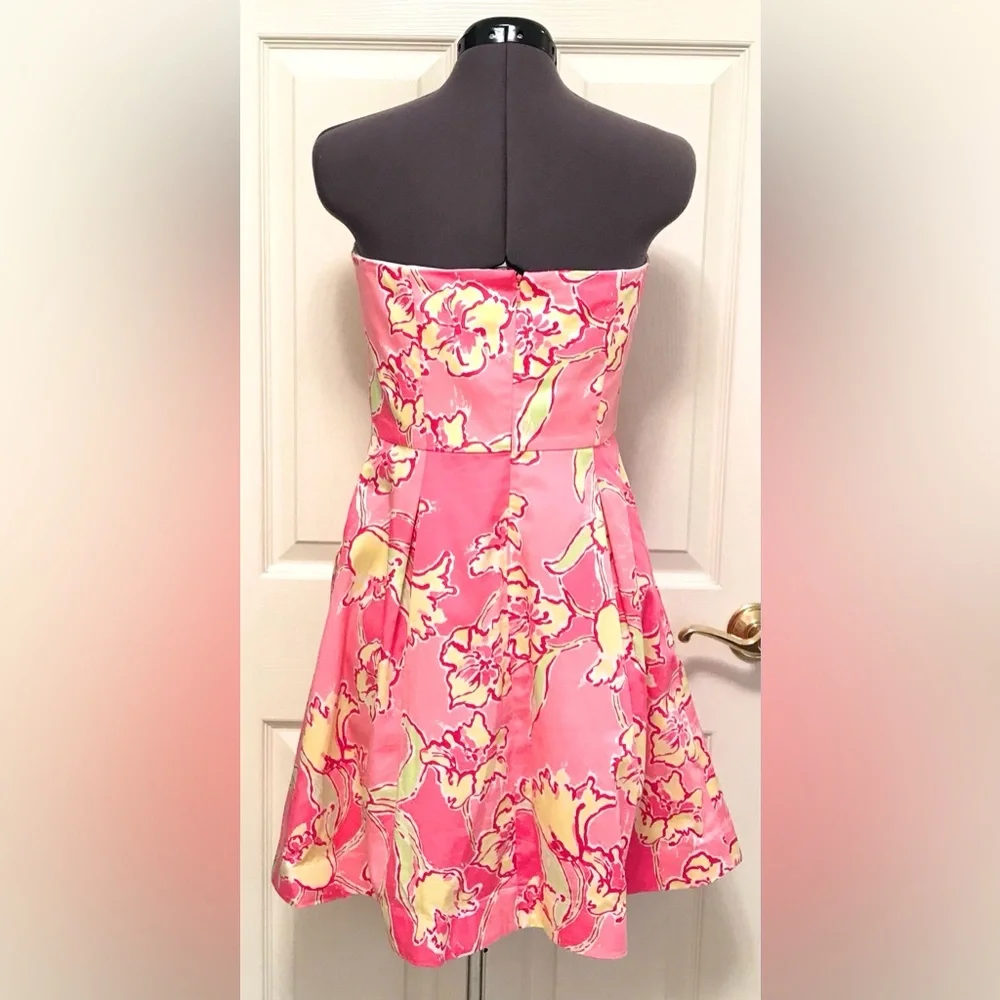 Lilly Pulitzer Blossom Dress Hotty Pink Day Lilly - Picture 11 of 16